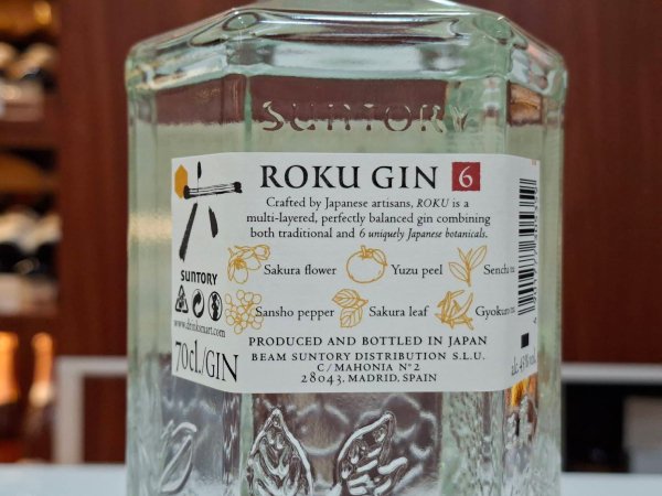suntory roku gin